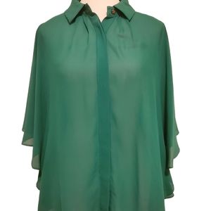 Ladies Emerald Green Blouse